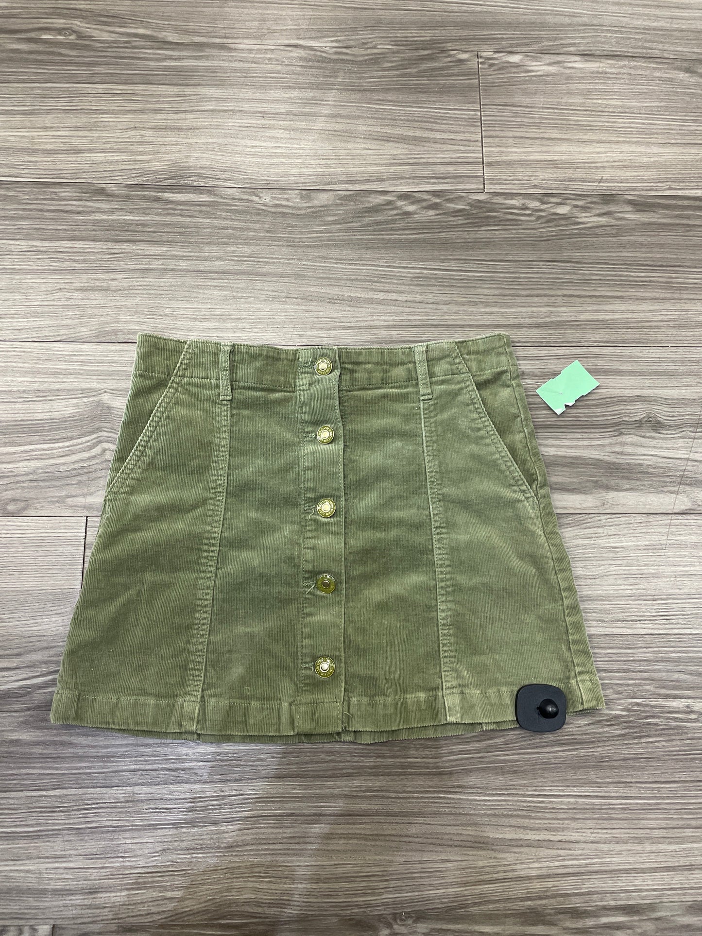 Green Skirt Mini & Short Forever 21, Size S
