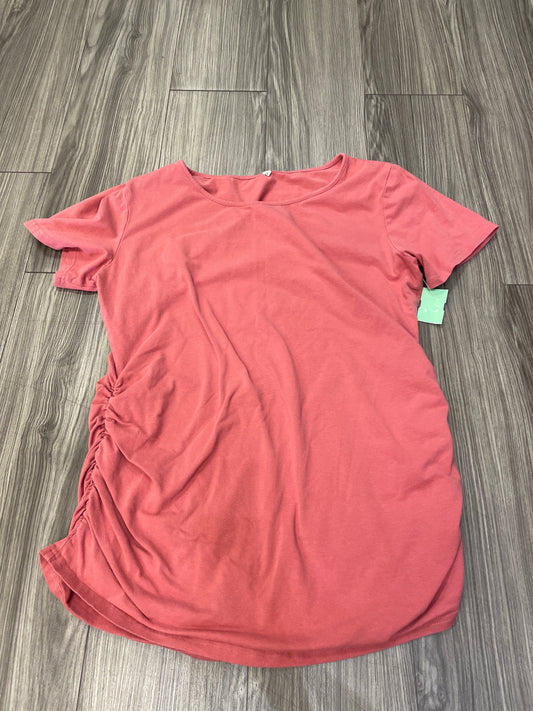 Pink Top Short Sleeve Clothes Mentor, Size Xxl