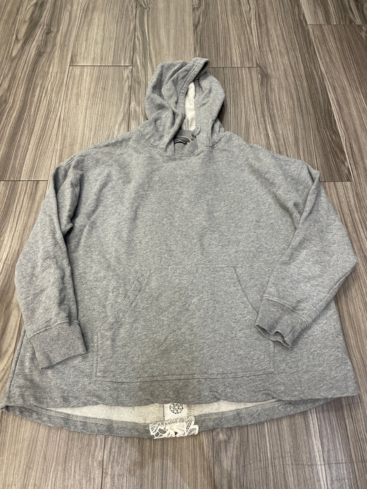 Grey Sweatshirt Hoodie Mono B, Size M