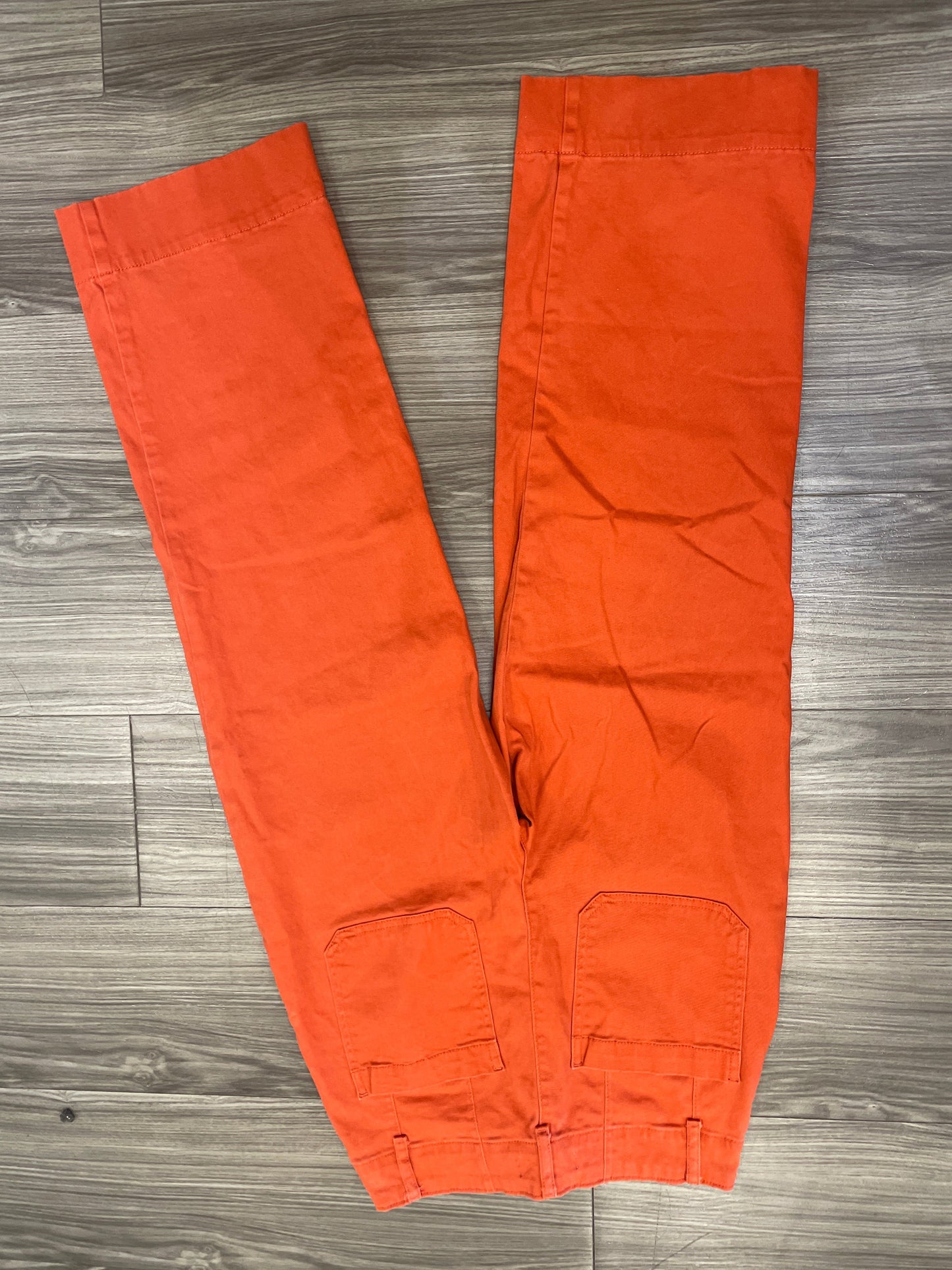Orange Pants Cropped Clothes Mentor, Size 8