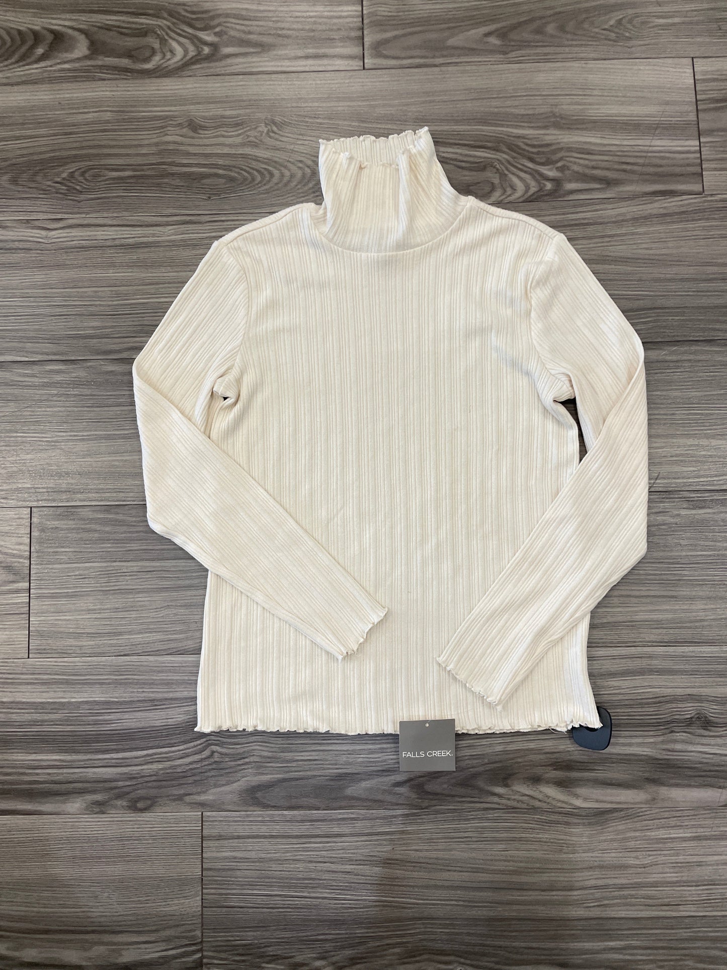 Cream Top Long Sleeve Falls Creek, Size L