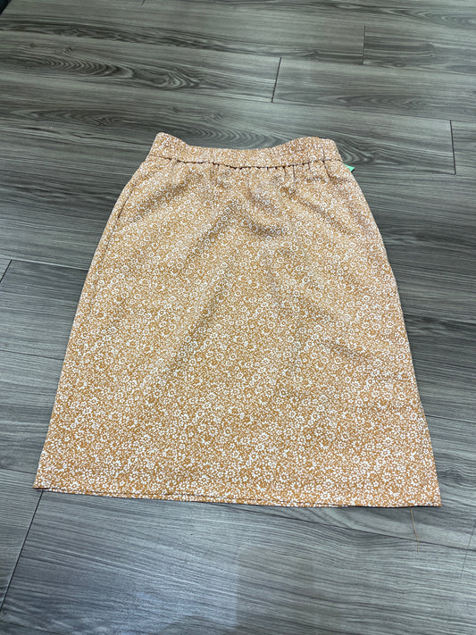 Floral Print Skirt Midi J. Crew, Size M