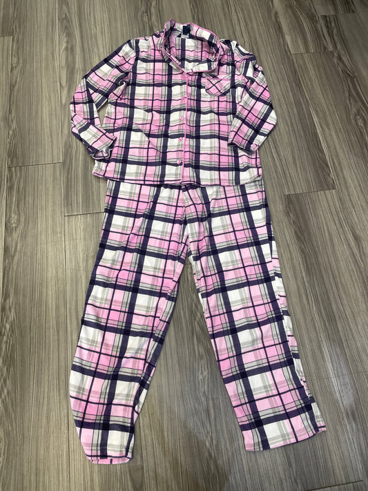 Plaid Pattern Pajamas 2pc Nautica, Size L