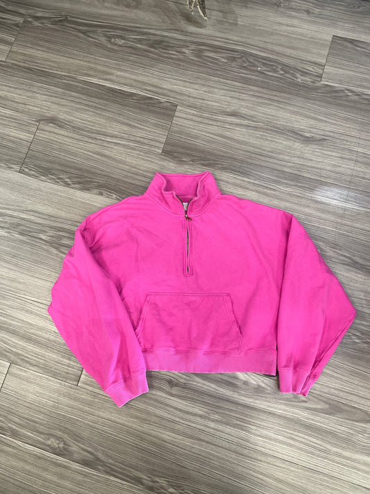 Pink Sweatshirt Collar American Eagle, Size Xxl