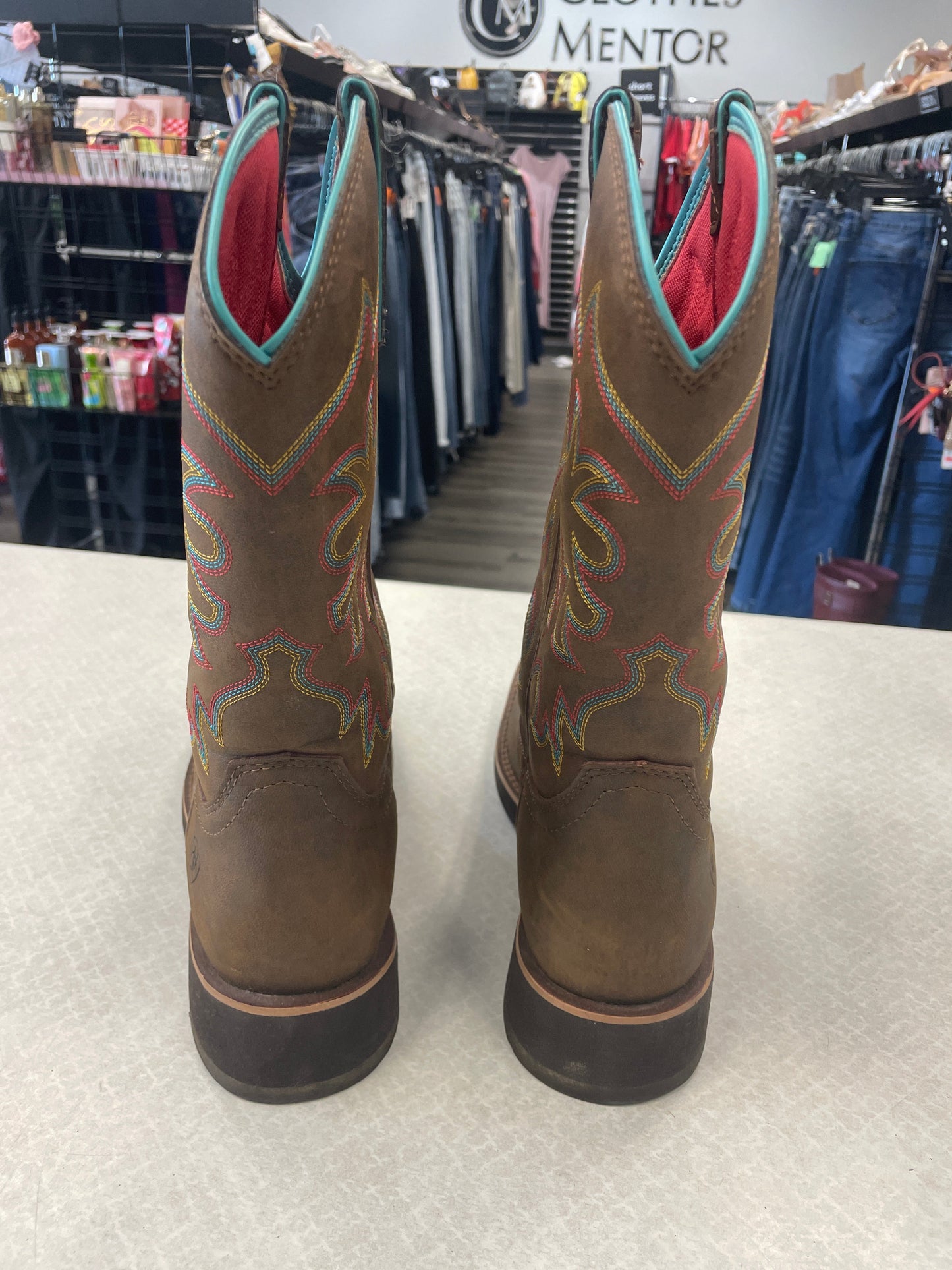 Brown Boots Western Ariat, Size 10