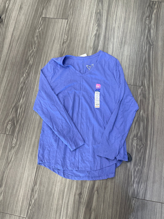 Purple Top Long Sleeve Clothes Mentor, Size 2x