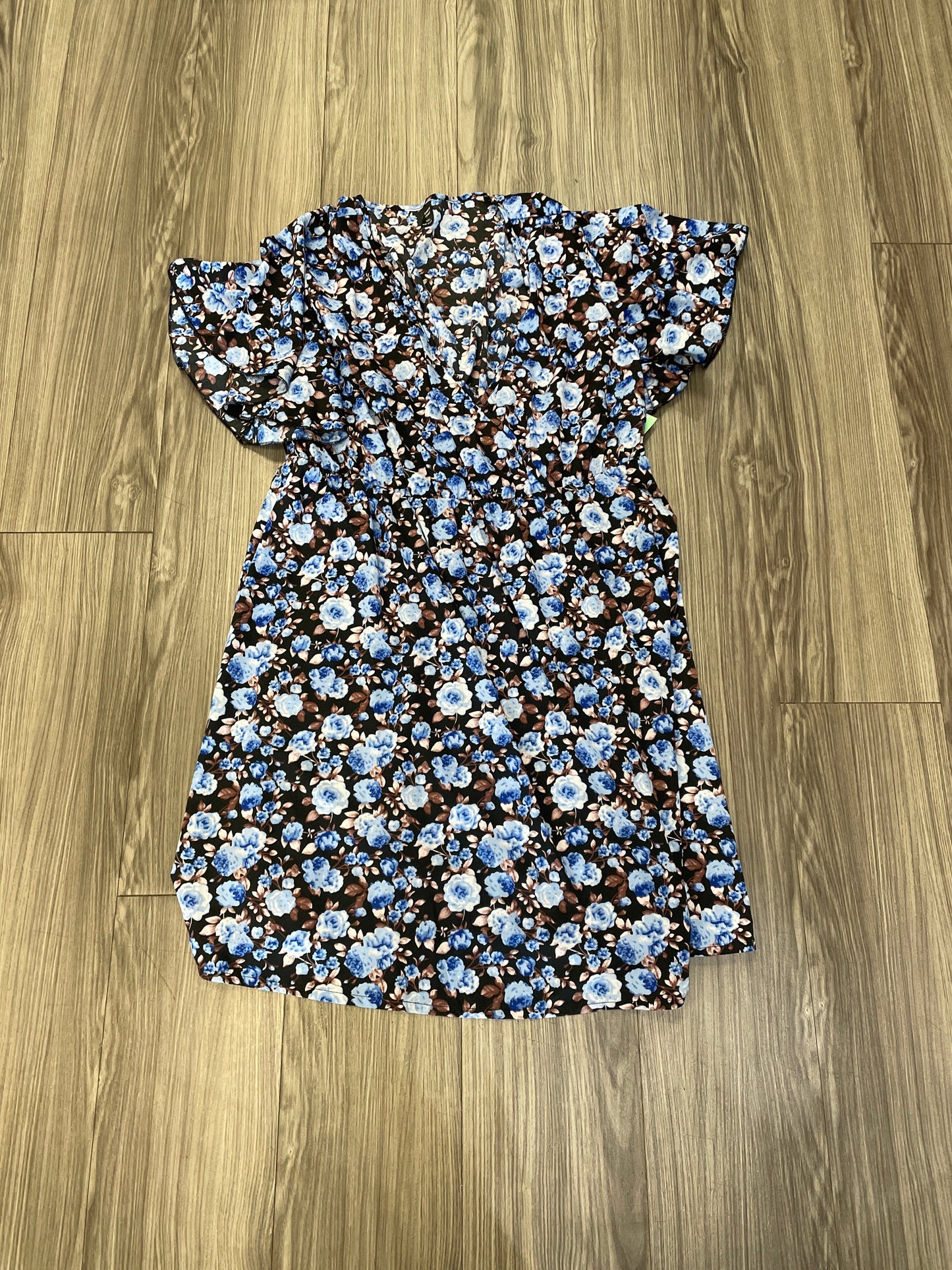 Floral Print Dress Casual Short Shein, Size 3x