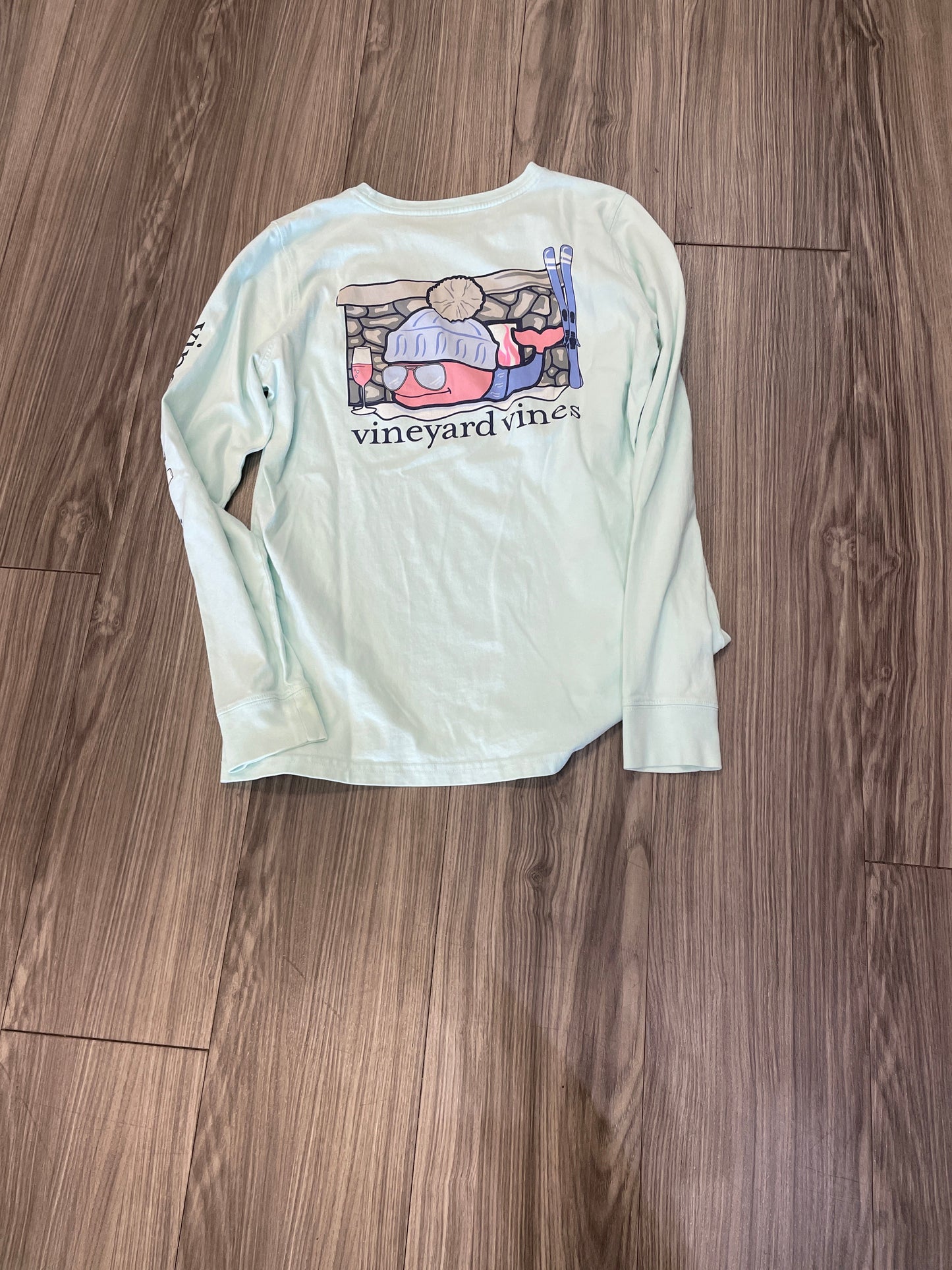 Teal Top Long Sleeve Vineyard Vines, Size S