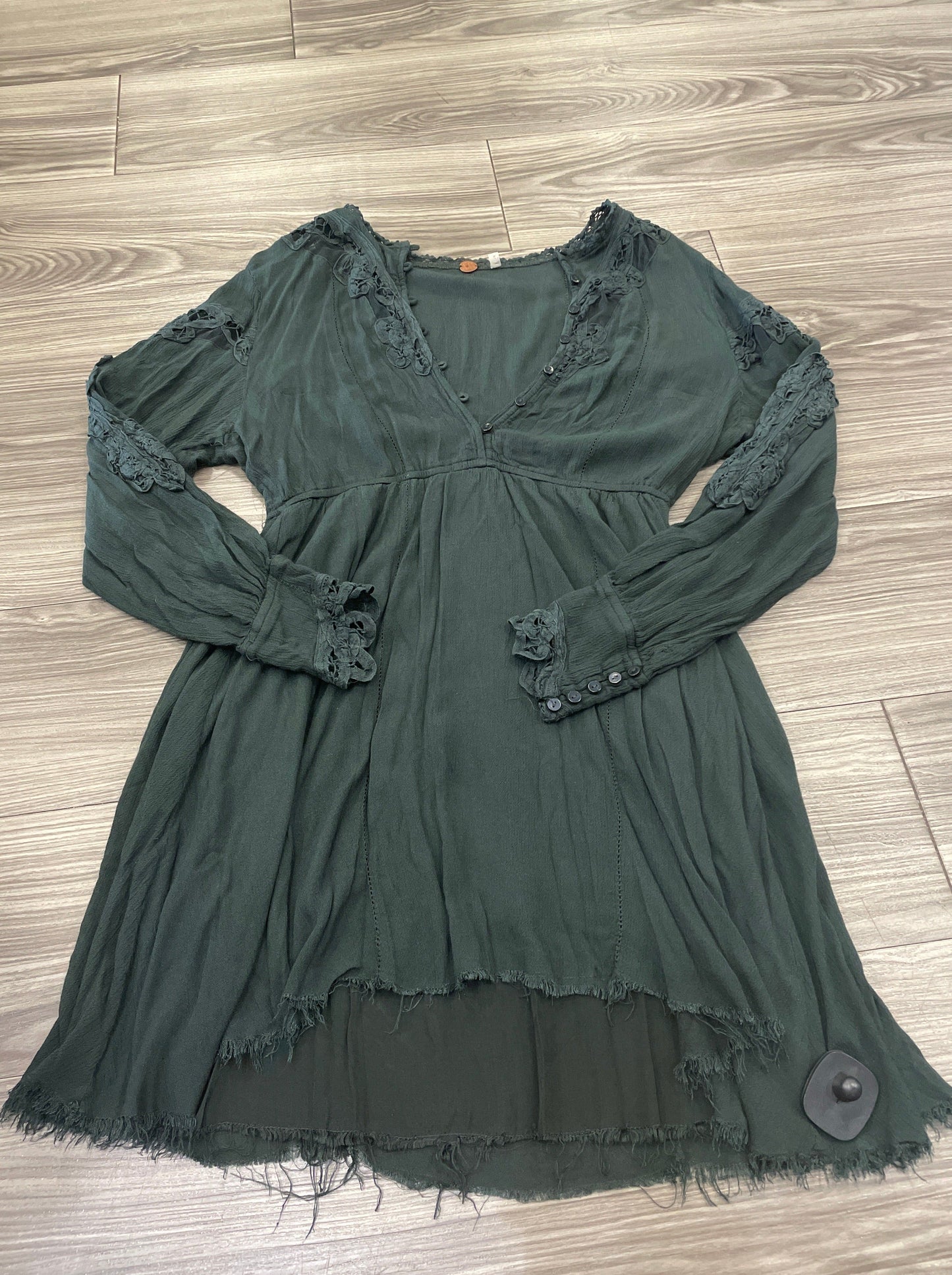 Green Dress Casual Short Free People, Size M