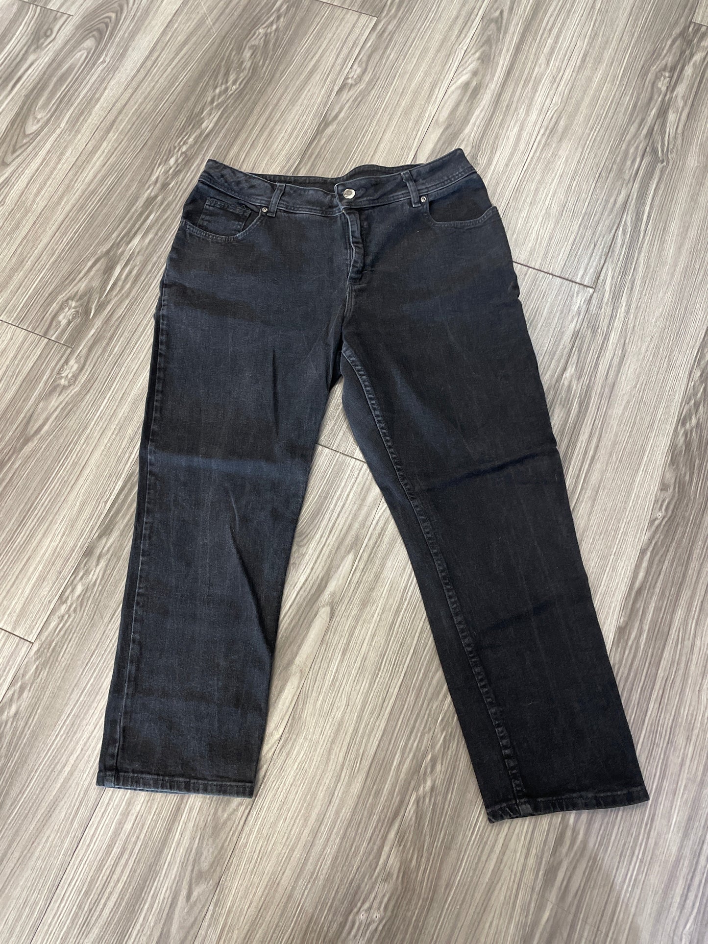 Jeans Boyfriend By Lee In Black, Size: 18