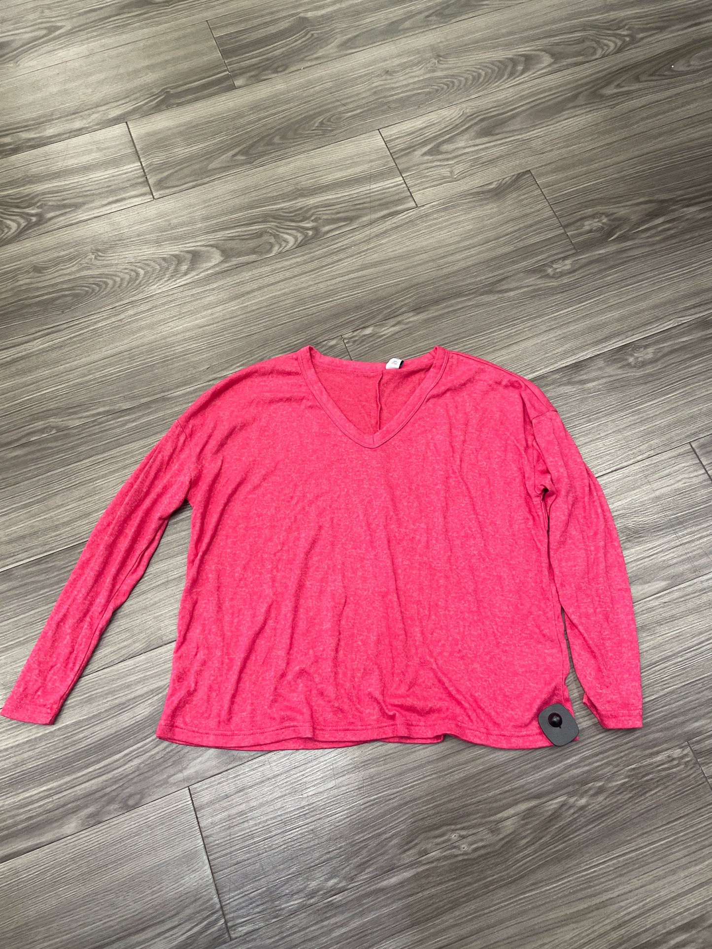 Top Long Sleeve By Old Navy In Pink, Size: M
