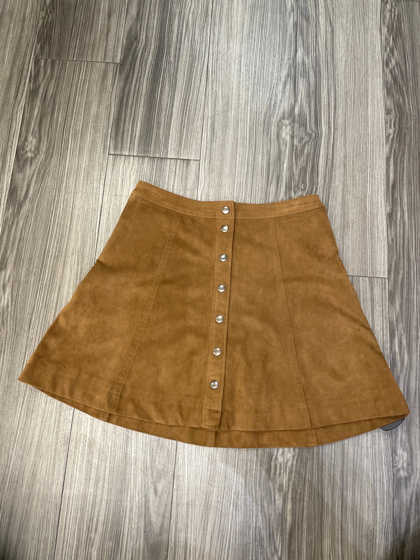 Skirt Mini & Short By Abercrombie And Fitch In Brown, Size: S