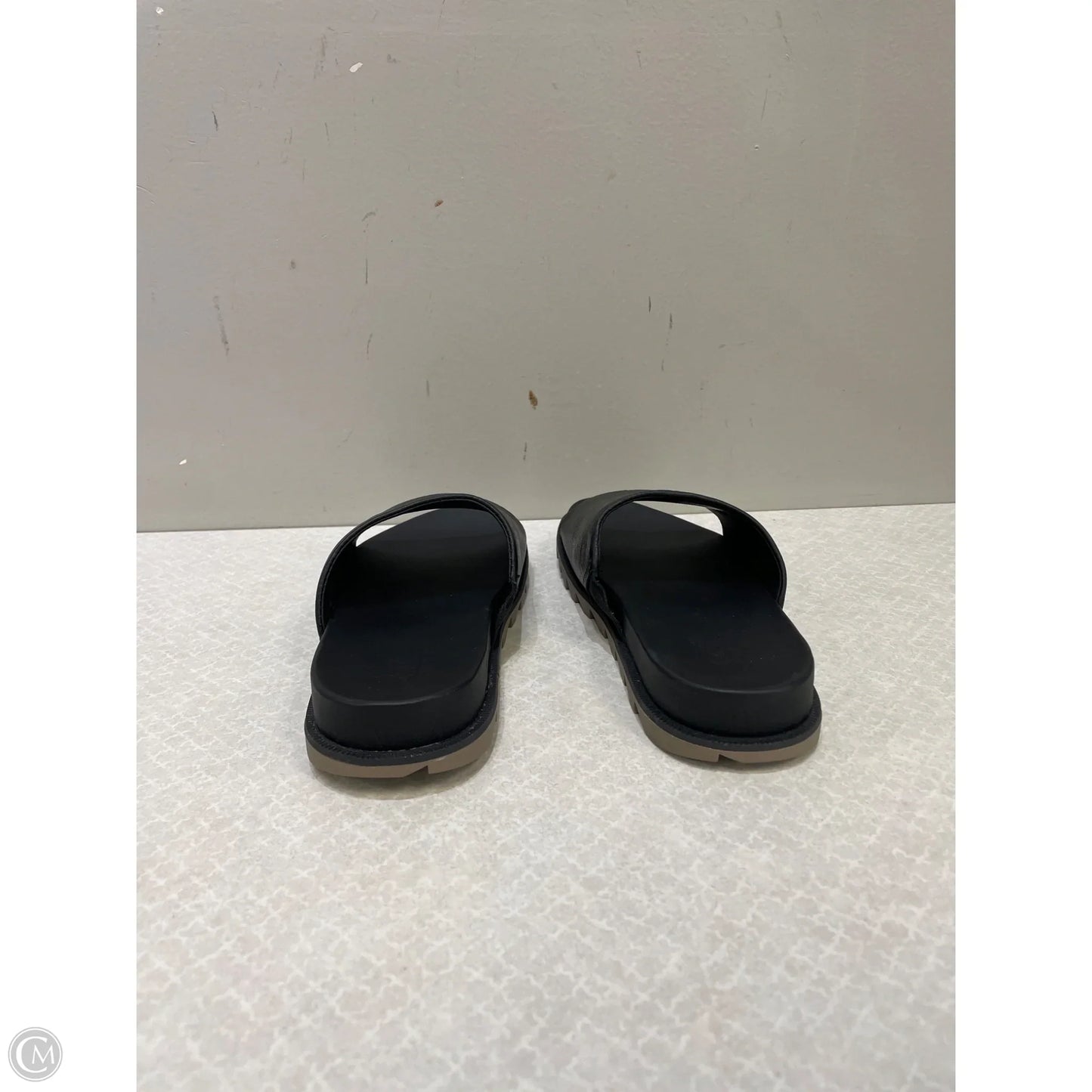 Sandals Flip Flops By Sorel In Black, Size: 5.5