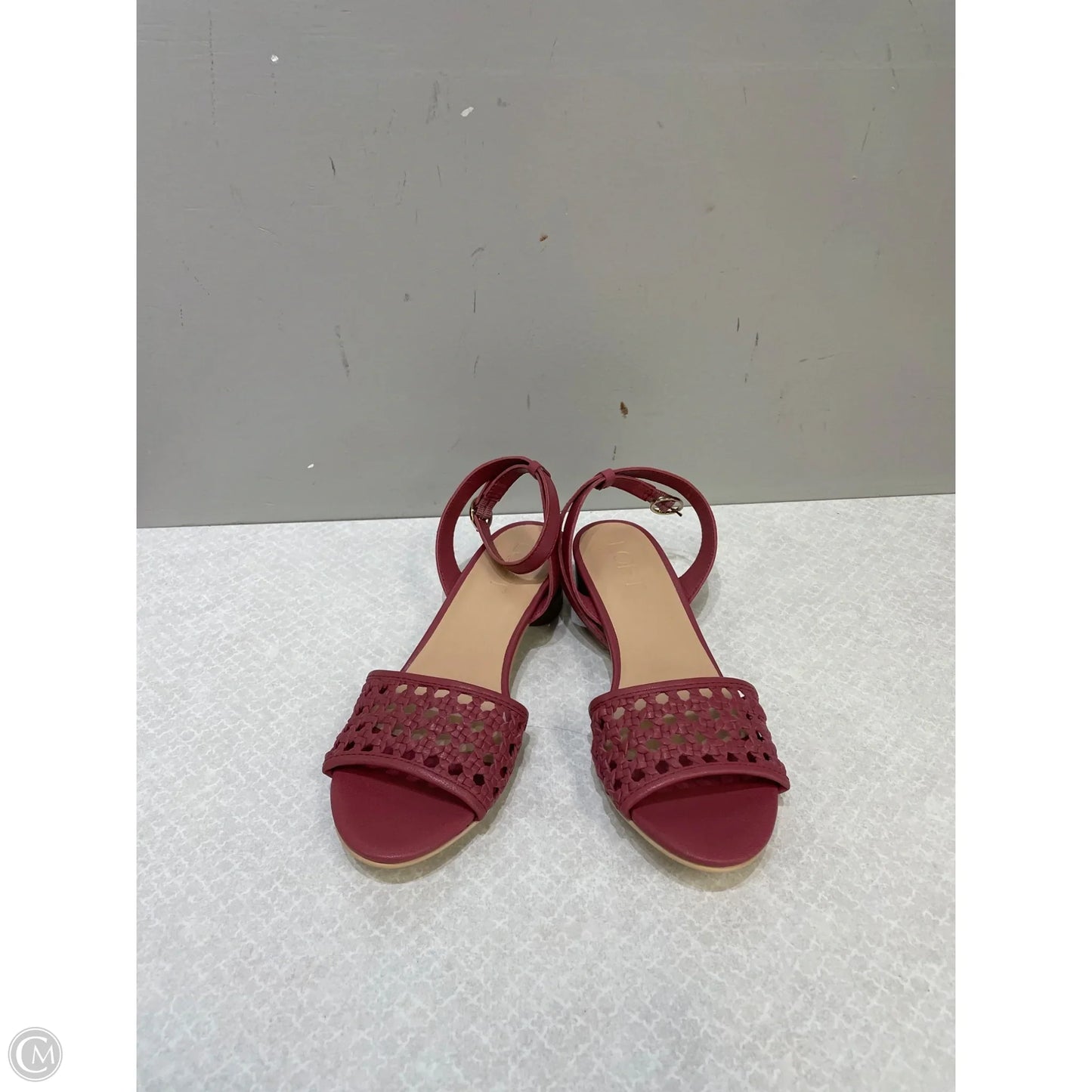 Shoes Heels Block By Loft In Red, Size: 5.5