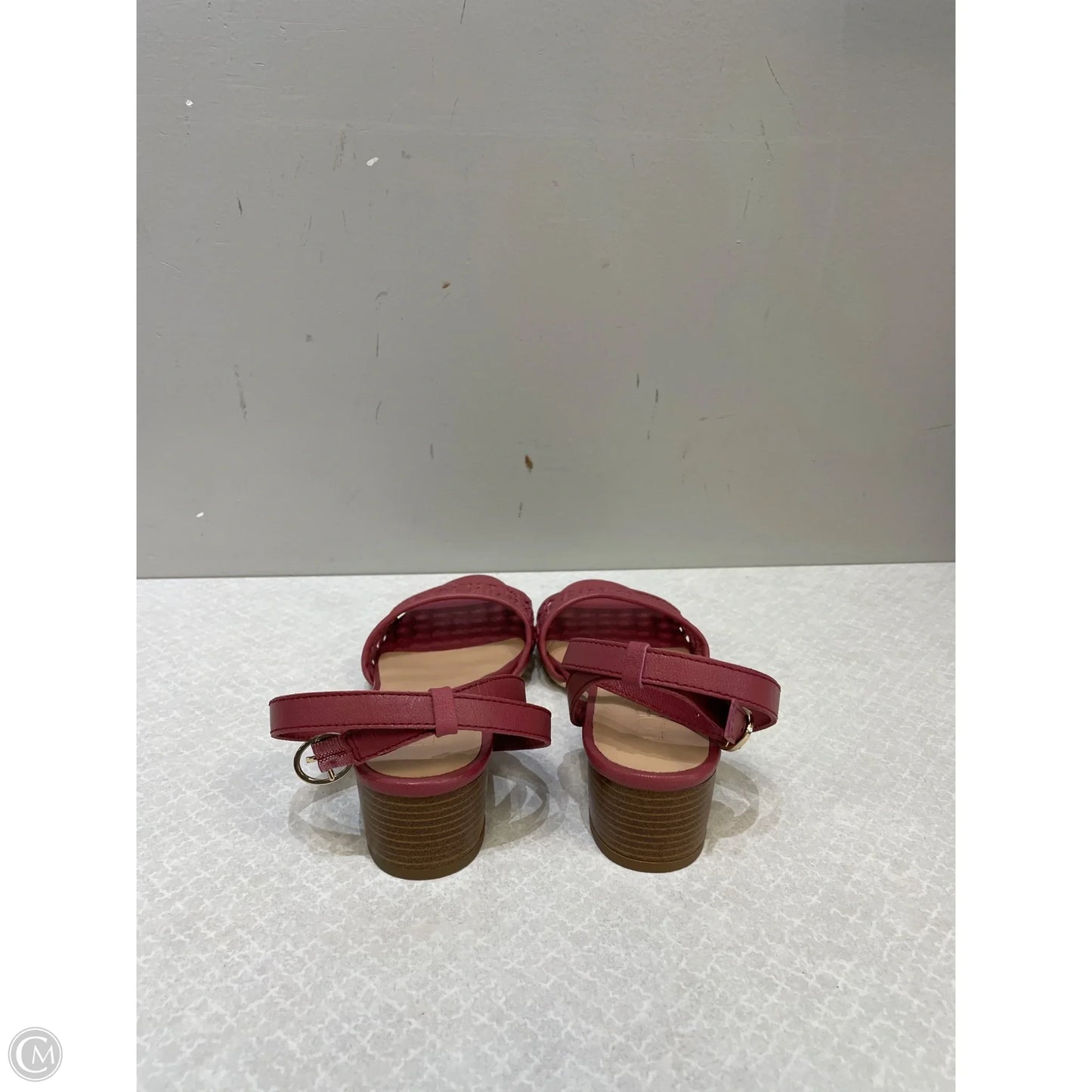 Shoes Heels Block By Loft In Red, Size: 5.5