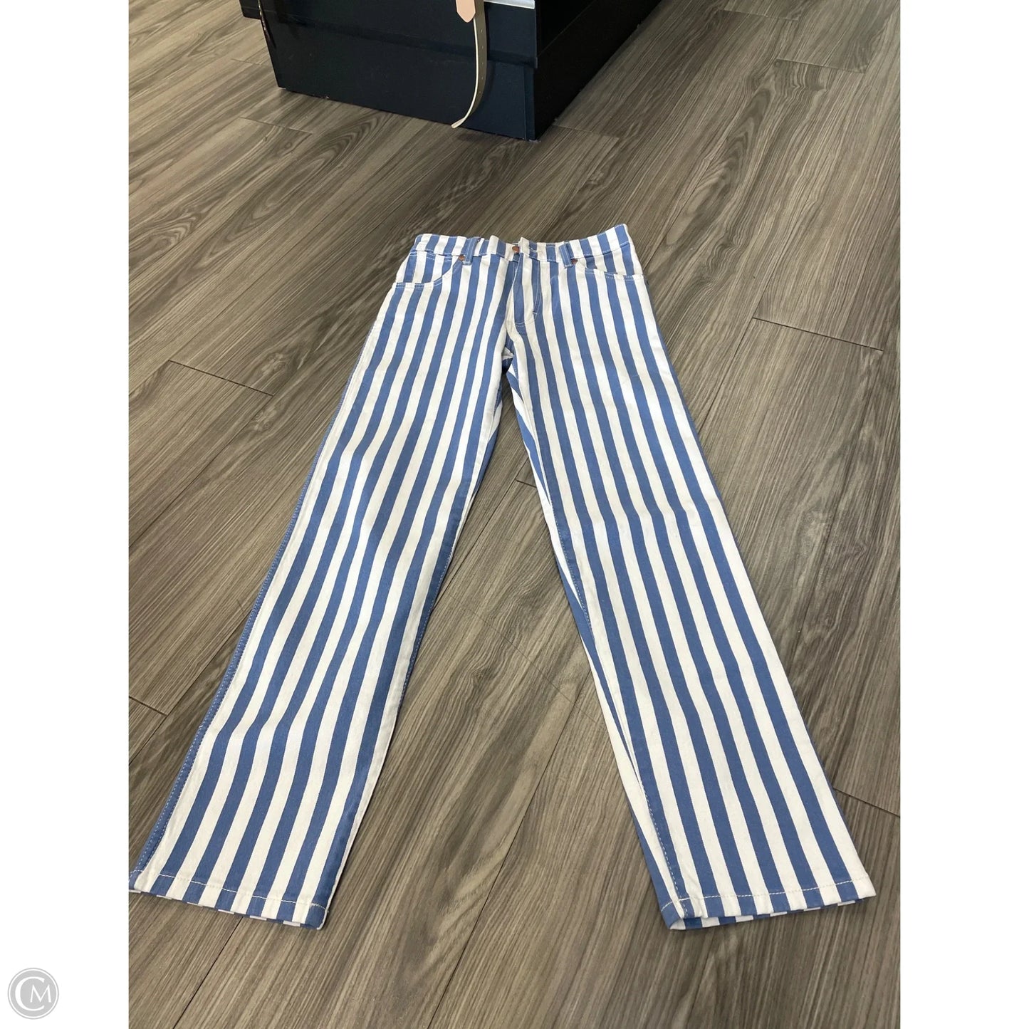 Jeans Straight By Wrangler In Striped Pattern, Size: 0