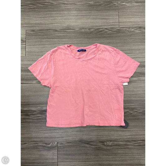 Top Short Sleeve By Clothes Mentor In Pink, Size: S