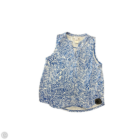 Tank Top By Liz Claiborne In Blue, Size: L
