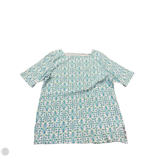 Top Short Sleeve By Croft And Barrow In Blue, Size: S