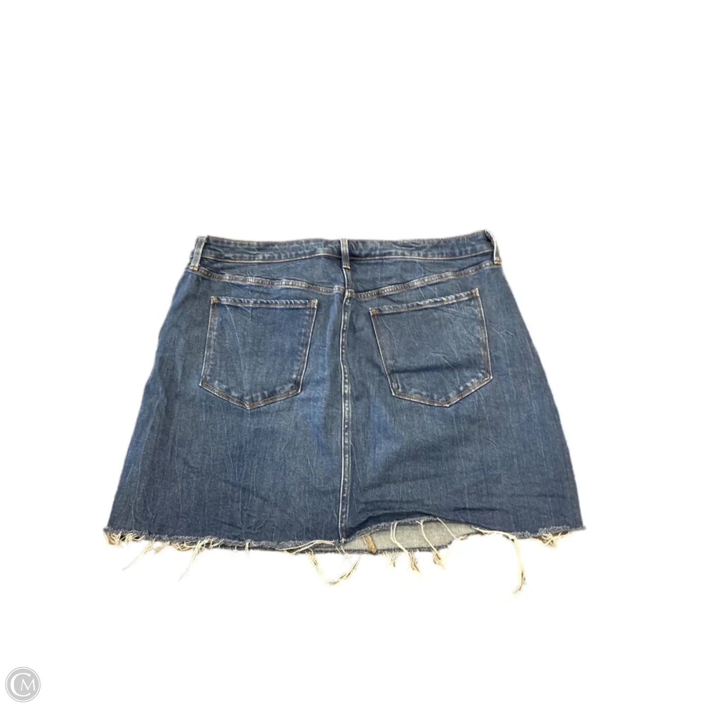 Skirt Mini & Short By Old Navy In Blue Denim, Size: 18
