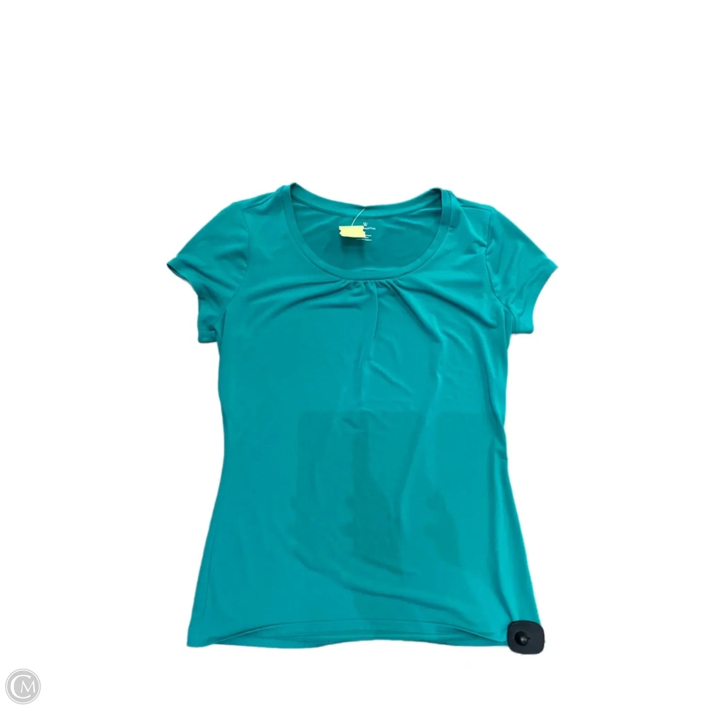 Top Short Sleeve By Worthington In Teal, Size: M