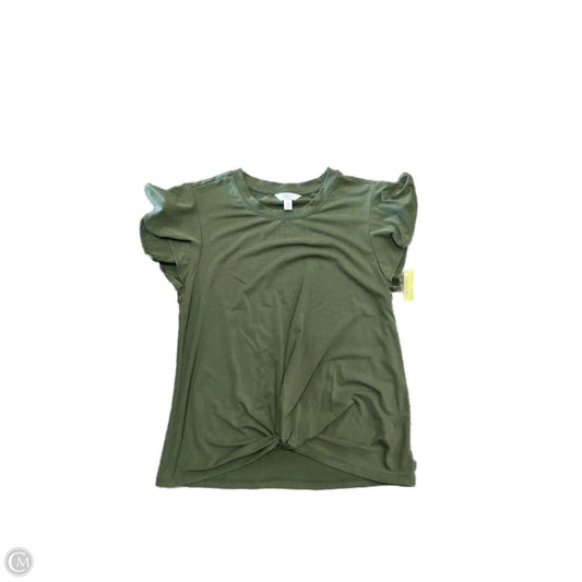 Top Short Sleeve By Time And Tru In Green, Size: S