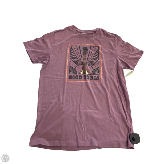 Top Short Sleeve By Old Navy In Mauve, Size: S