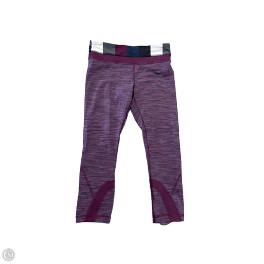 Athletic Leggings Capris By Lululemon In Purple, Size: M