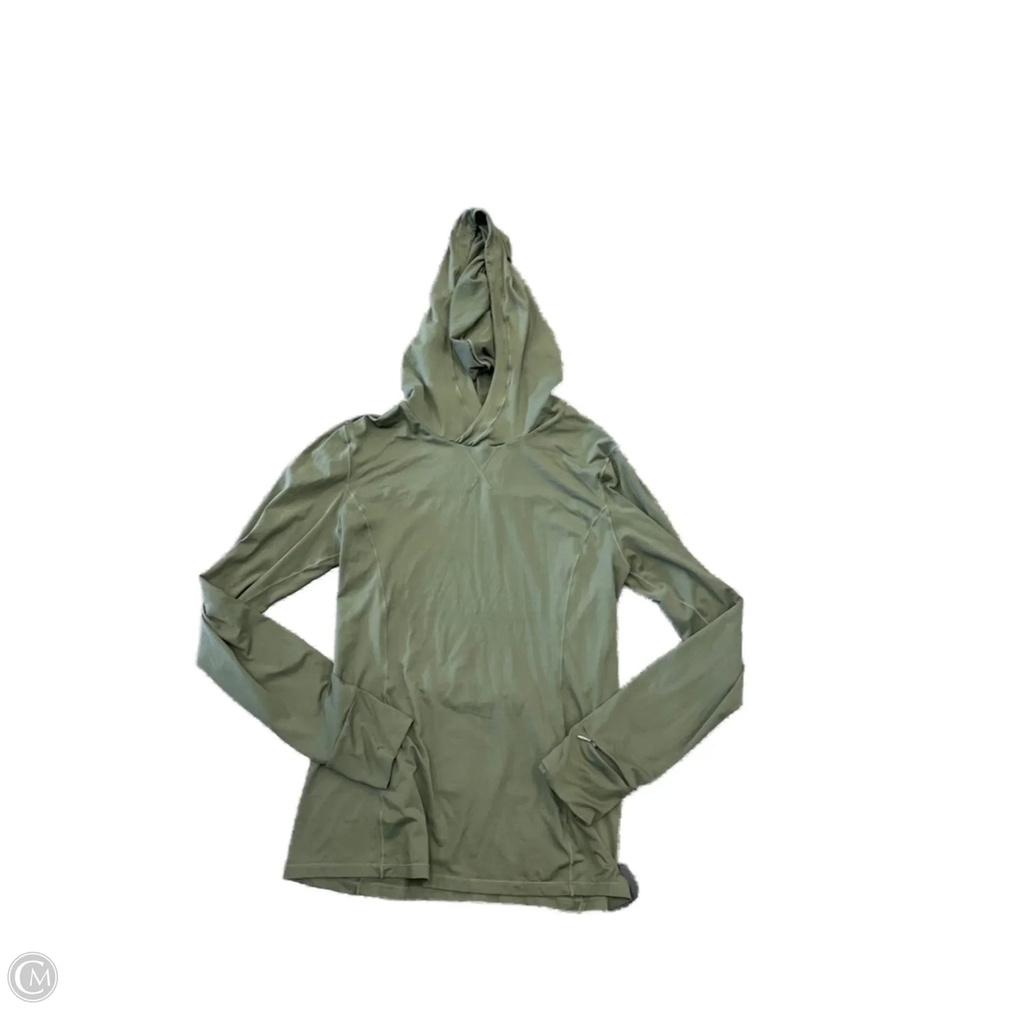 Top Long Sleeve By Fabletics In Green, Size: S