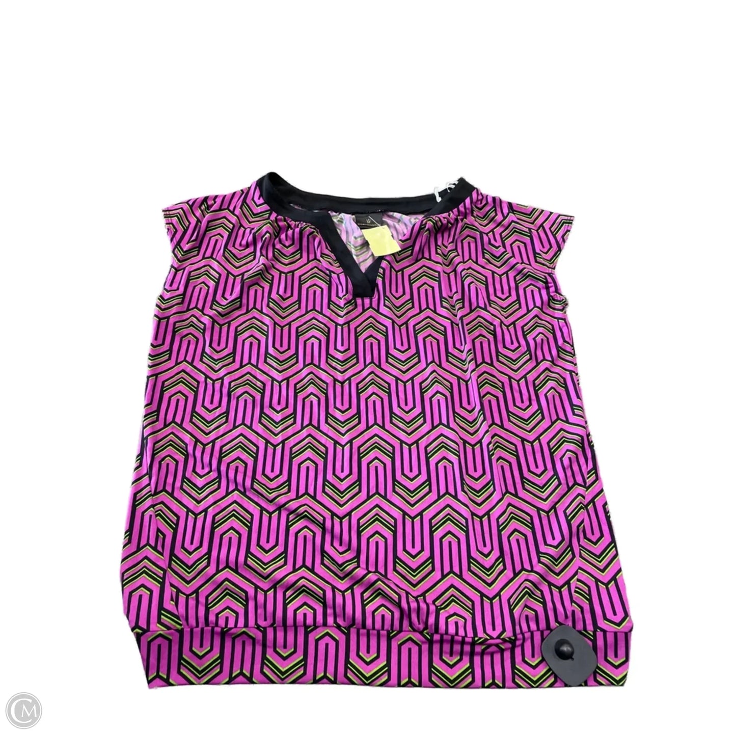 Top Short Sleeve By Worthington In Purple, Size: L