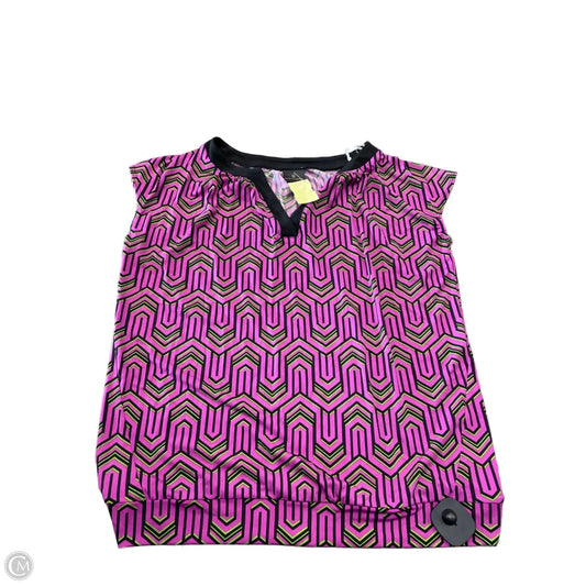 Top Short Sleeve By Worthington In Purple, Size: L