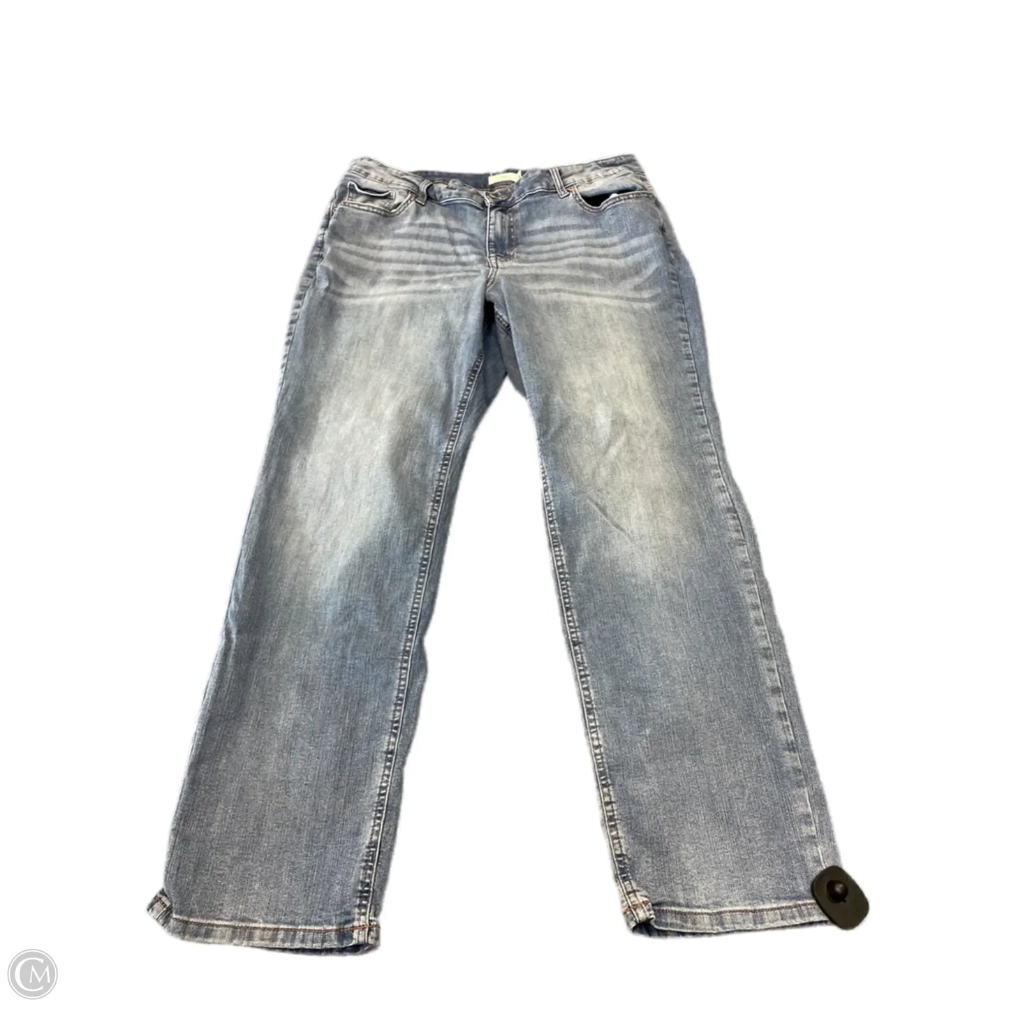 Jeans Straight By Maurices In Blue Denim, Size: 20