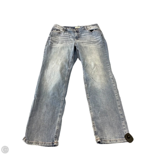 Jeans Straight By Maurices In Blue Denim, Size: 20