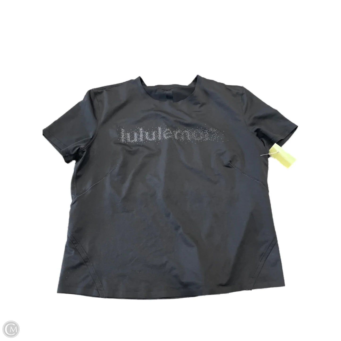 Top Short Sleeve By Lululemon In Black, Size: S