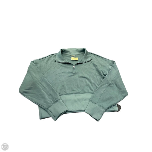 Sweatshirt Collar By Danskin In Green, Size: Xl