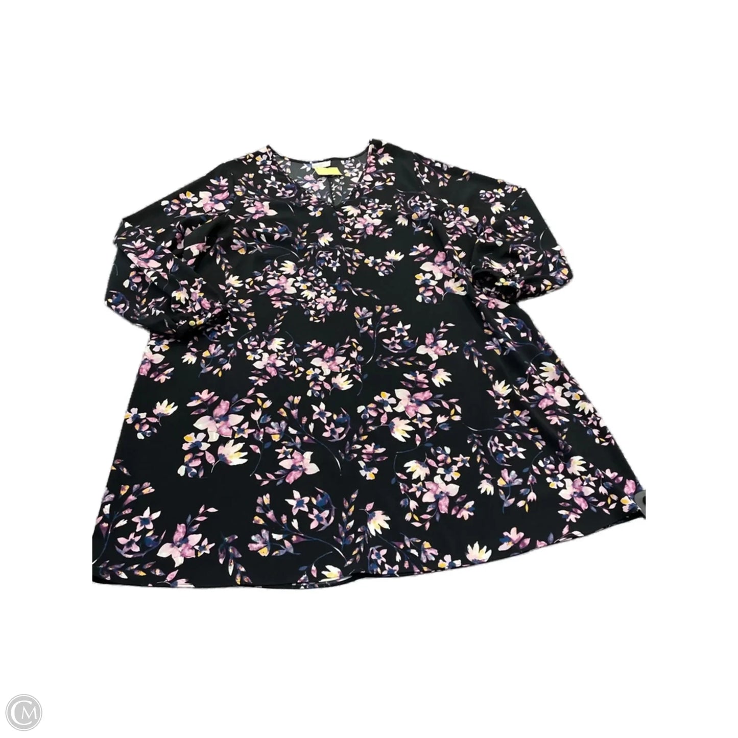 Dress Casual Short By Ava & Viv In Floral Print, Size: 2x