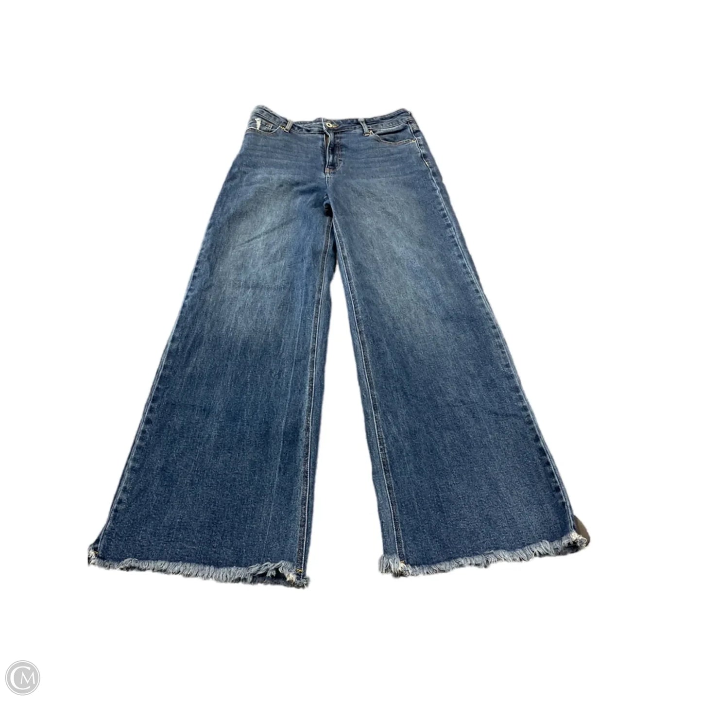 Jeans Wide Leg By Bcbg In Blue Denim, Size: 10