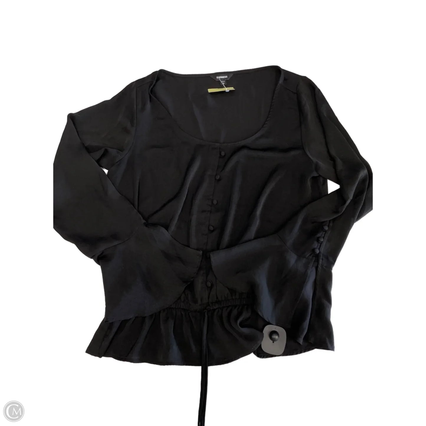 Top Long Sleeve By Express In Black, Size: M