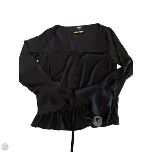 Top Long Sleeve By Express In Black, Size: M