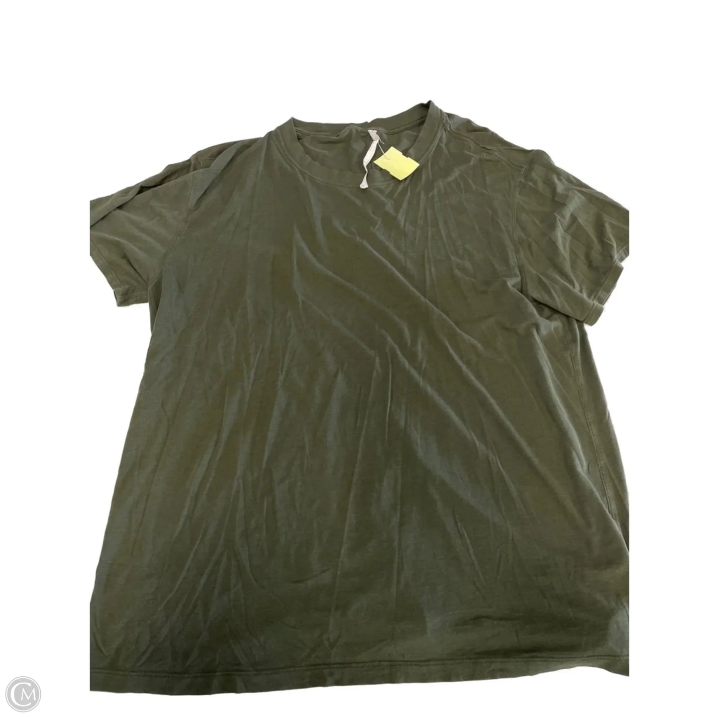 Top Short Sleeve By Lululemon In Green, Size: M