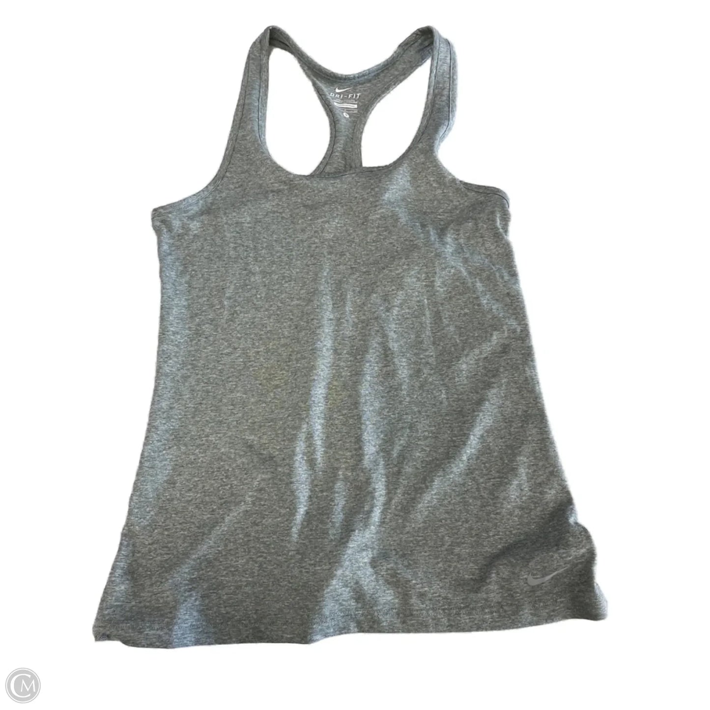 Athletic Tank Top By Nike In Grey, Size: S