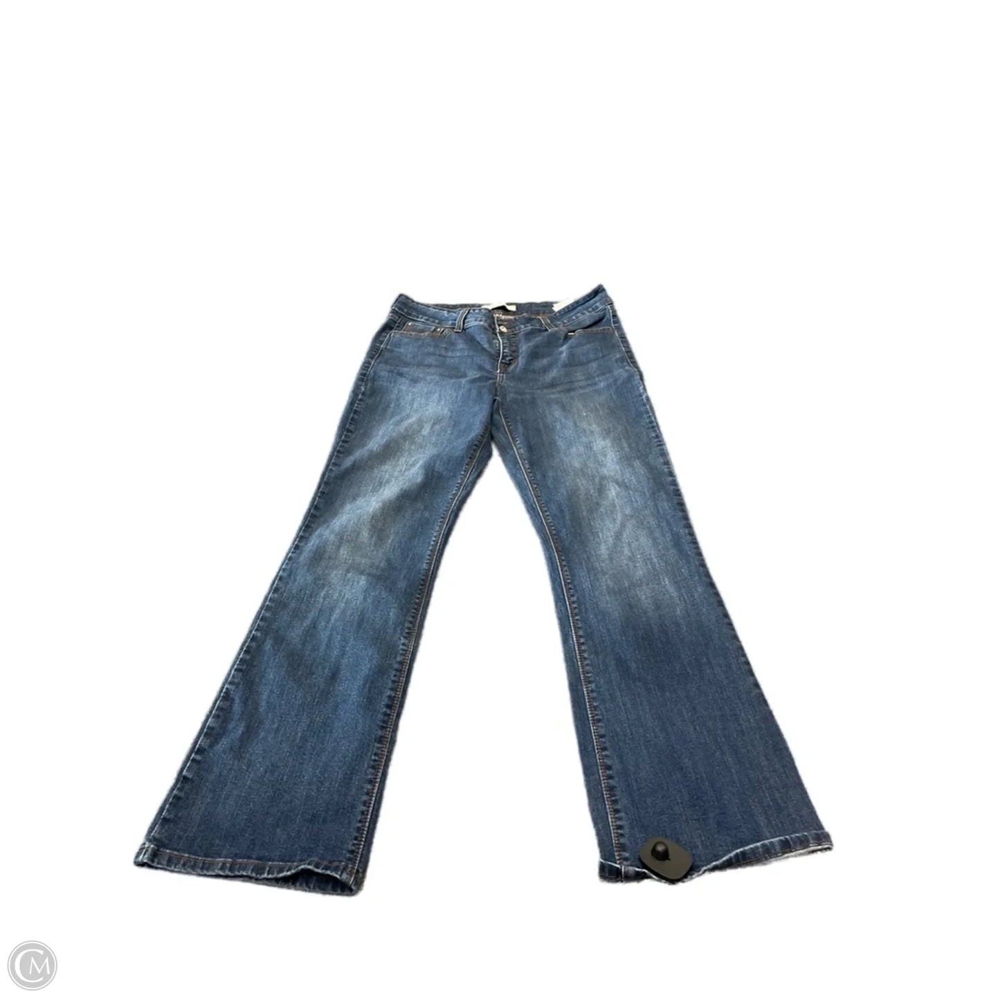 Jeans Boot Cut By Levis In Blue Denim, Size: 12