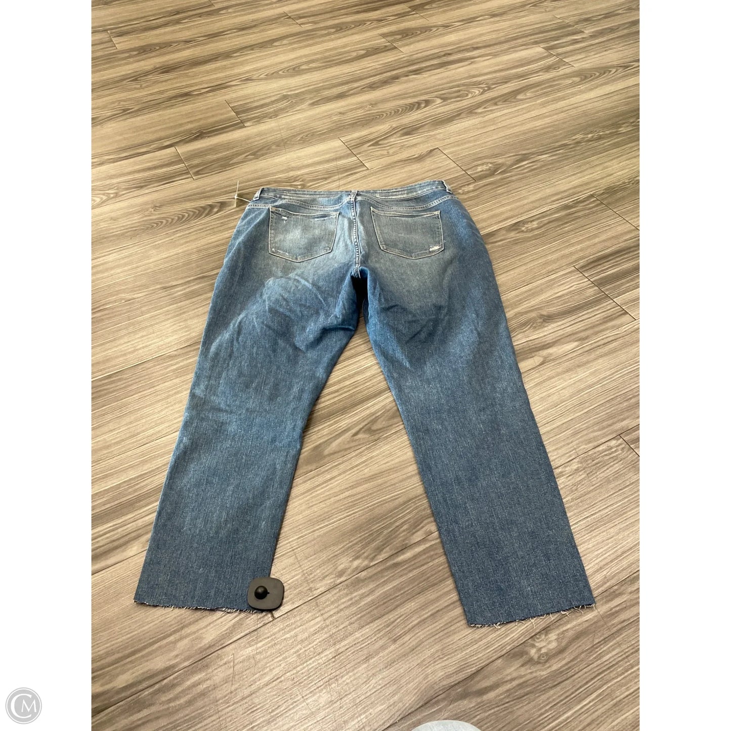 Jeans Straight By Ana In Blue Denim, Size: 16