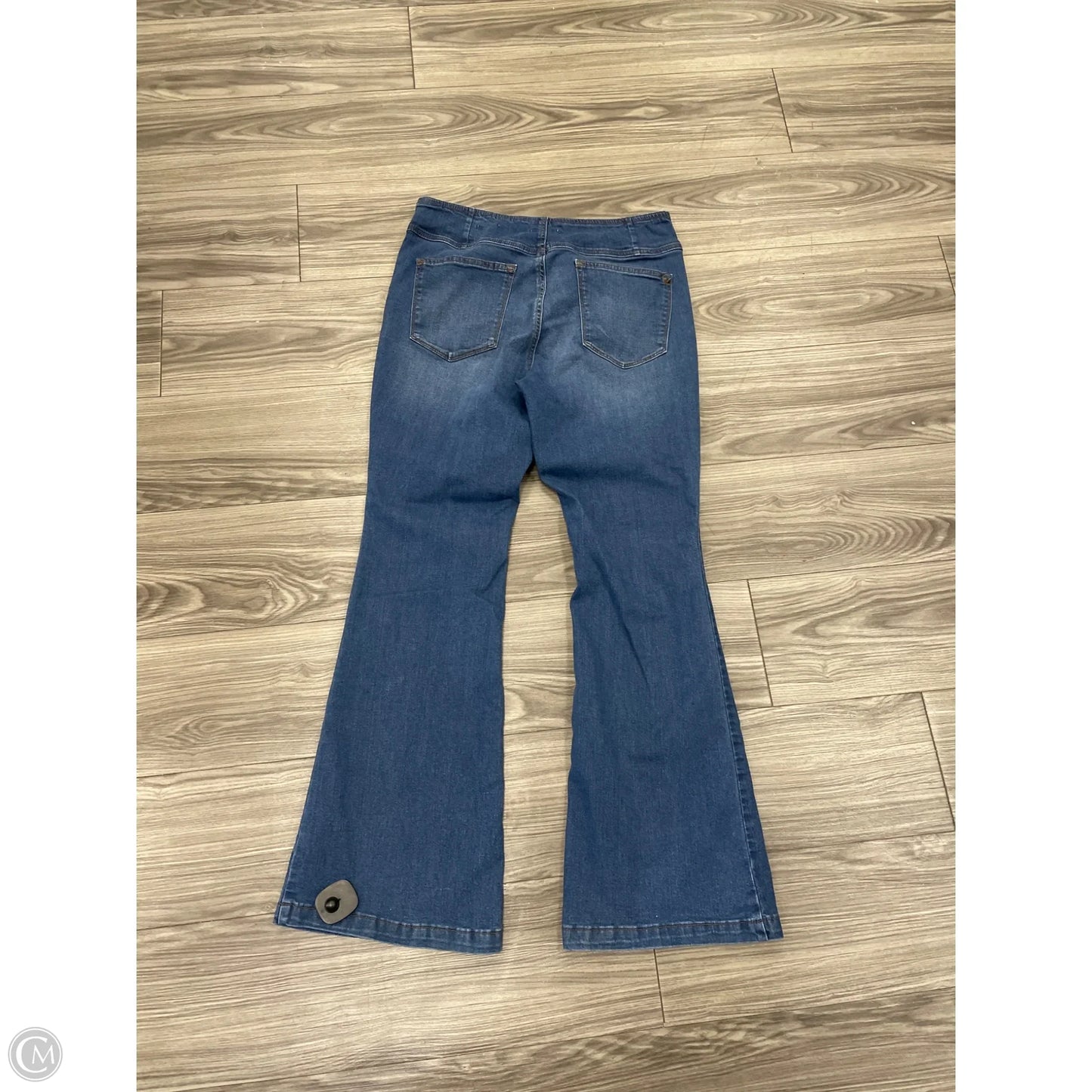 Jeans Flared By Sofia By Sofia Vergara In Blue, Size: 14