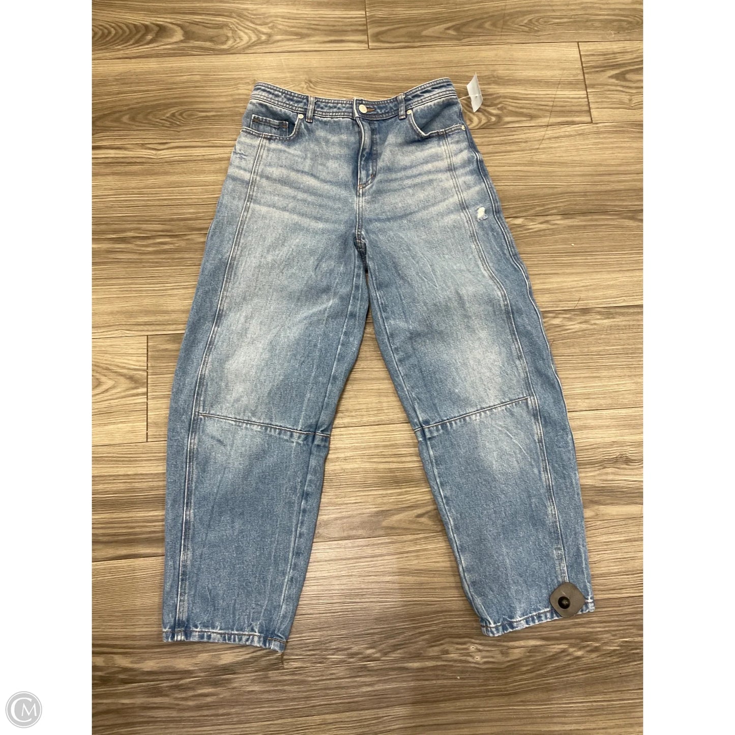 Jeans Wide Leg By Loft In Blue, Size: 4