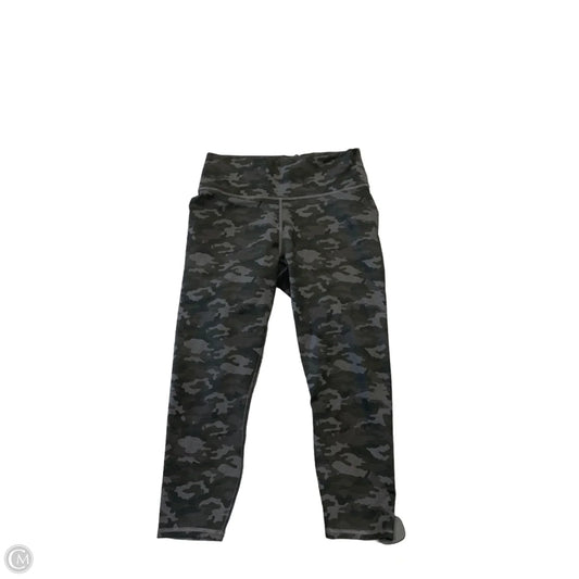 Athletic Leggings By Fabletics In Camouflage Print, Size: M