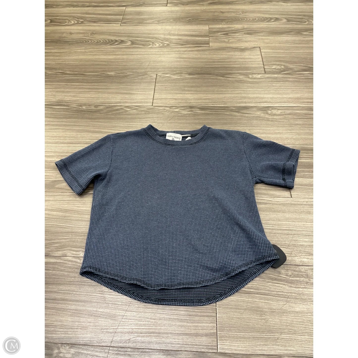 Top Short Sleeve By Kathy Ireland In Blue, Size: S