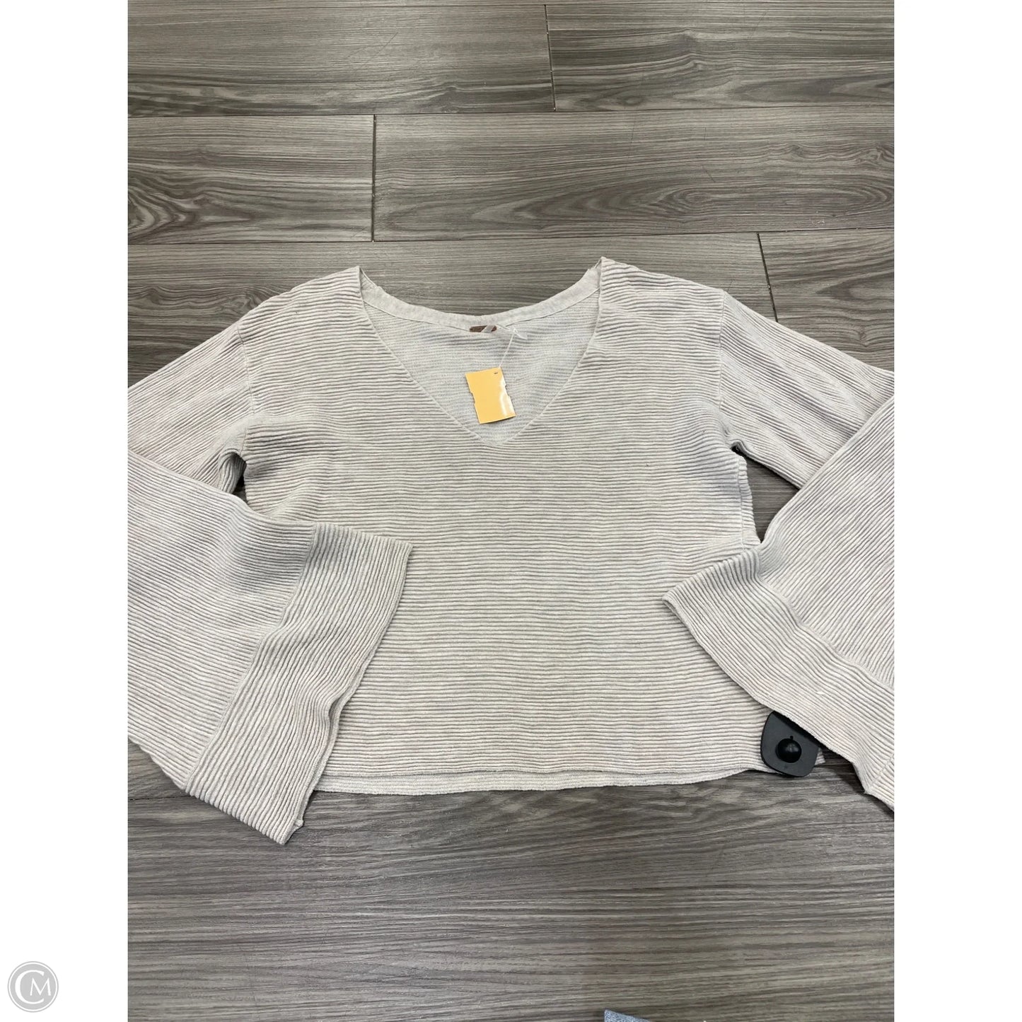 Top Long Sleeve By Free People In Beige, Size: L