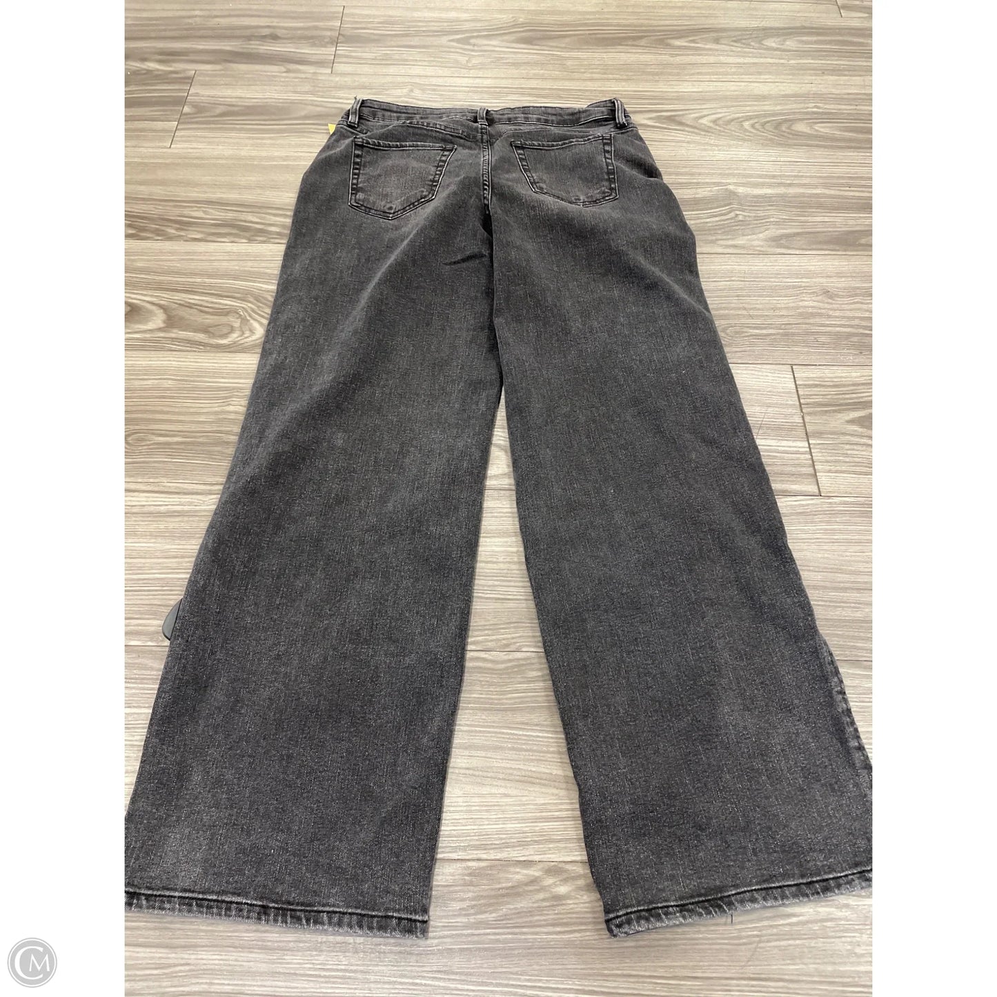 Jeans Wide Leg By Ymi In Black, Size: 10