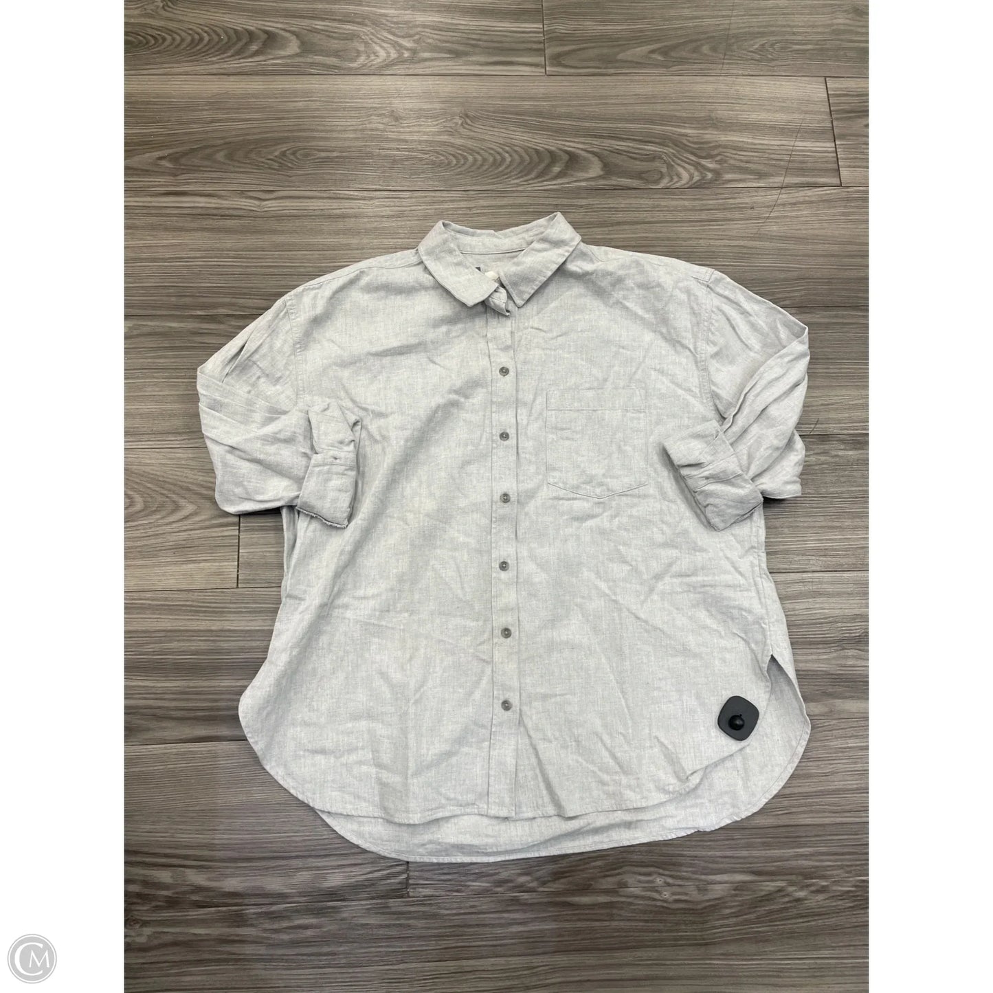 Top Long Sleeve By Universal Thread In Grey, Size: Xl